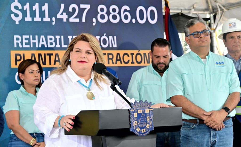 Gobernadora anuncia inversión federal de $111 millones para ampliar planta de agua en&nbsp;Caguas